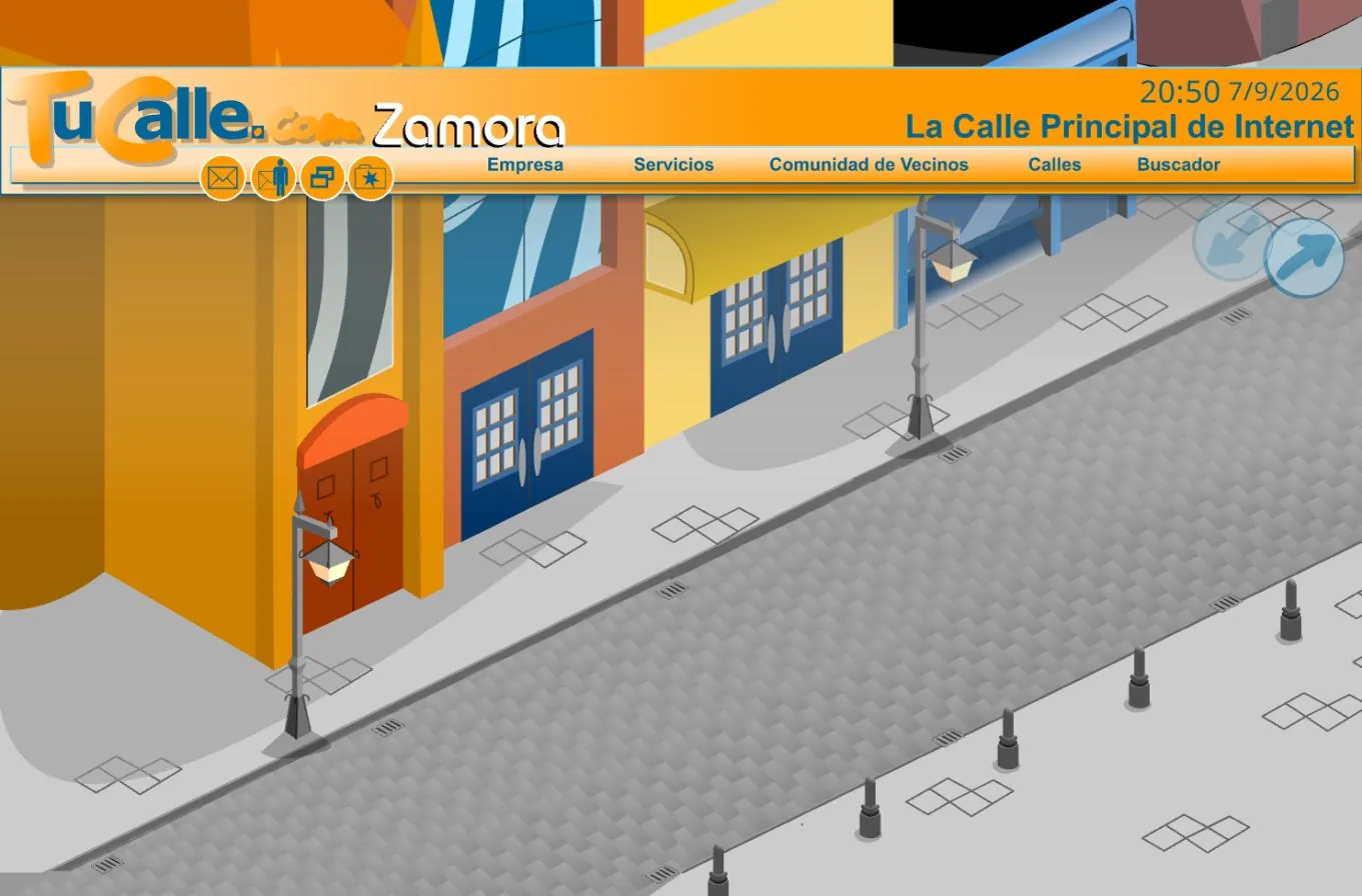 La calle de Zamora en tucalle.com en 2004